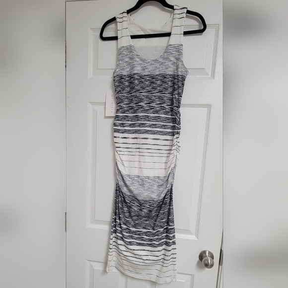 Athleta NWT Stripe Midi Tank Dress. - Picture 3 of 14